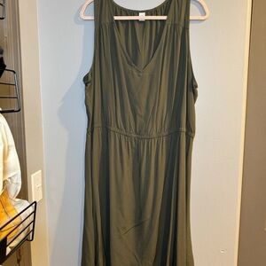 Old Navy Army Olive Green 2x Dress XXL